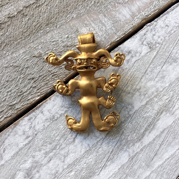 Artesian Peruvian Brooch/Pendant - Picture 3 of 7